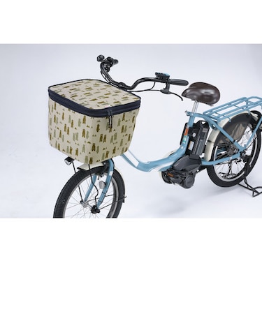 【当商品送料無料】自転車 かご カバー 前 通販 カゴカバー かごカバー バスケットカバー 前かごカバー 撥水 はっ水 おしゃれ 2段式 2段式