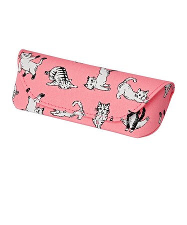 猫 メガネケース 眼鏡ケース 眼鏡ケースがかわいい ピンク（メガネ 