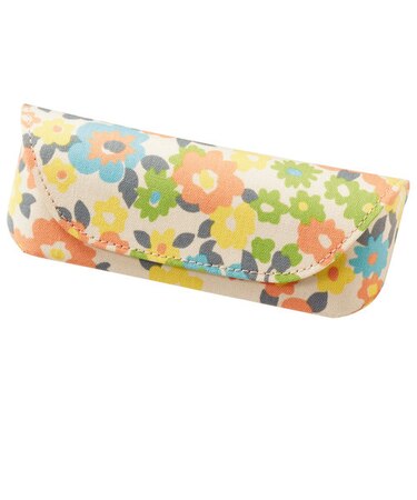 【当商品送料無料】メガネケース おしゃれ 通販 眼鏡ケース セミ ハード めがねケース 可愛い 花柄 シニアグラス 伊達めがね 老眼鏡 レディース