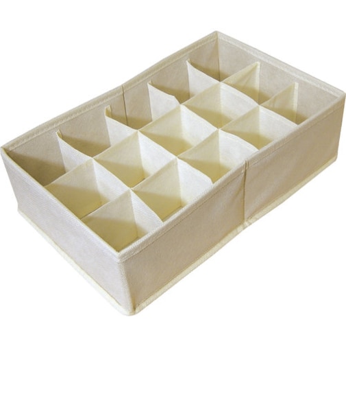 【当商品送料無料】引き出し 仕切り 通販 チェスト 仕切りボックス 仕切り板 下着 収納 15マス 4マス 不織布 小物 靴下 片付け 整理整頓