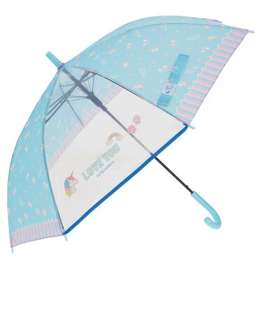 【当商品送料無料】傘 キッズ 子供用 55cm 通販 耐風 耐風傘 丈夫 女の子 透明窓付き 窓付き 透明窓 雨傘 傘 雨具 レイングッズ 子供