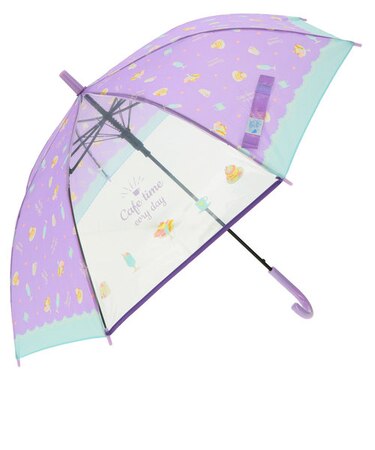 【当商品送料無料】傘 キッズ 子供用 55cm 通販 耐風 耐風傘 丈夫 女の子 透明窓付き 窓付き 透明窓 雨傘 傘 雨具 レイングッズ 子供