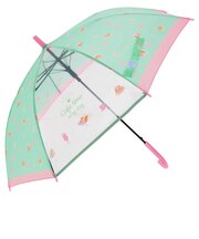 【当商品送料無料】傘 キッズ 子供用 55cm 通販 耐風 耐風傘 丈夫 女の子 透明窓付き 窓付き 透明窓 雨傘 傘 雨具 レイングッズ 子供
