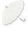 【当商品送料無料】傘 16本骨 レディース 通販 because 長傘 軽量 ブランド 日傘 晴雨兼用 uvカット 約 55cm 53cm 約