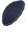 【当商品送料無料】傘 16本骨 レディース 通販 because 長傘 軽量 ブランド 日傘 晴雨兼用 uvカット 約 55cm 53cm 約