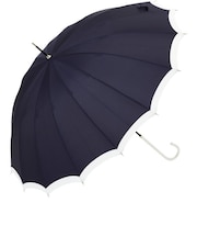 【当商品送料無料】傘 16本骨 レディース 通販 because 長傘 軽量 ブランド 日傘 晴雨兼用 uvカット 約 55cm 53cm 約