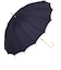 【当商品送料無料】傘 16本骨 レディース 通販 because 長傘 軽量 ブランド 日傘 晴雨兼用 uvカット 約 55cm 53cm 約