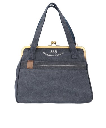 【当商品送料無料】Lafiel ラフィール ショルダーバッグ 3176100 通販 レディース おしゃれ がま口 バッグ キャンバス 布 刺繍