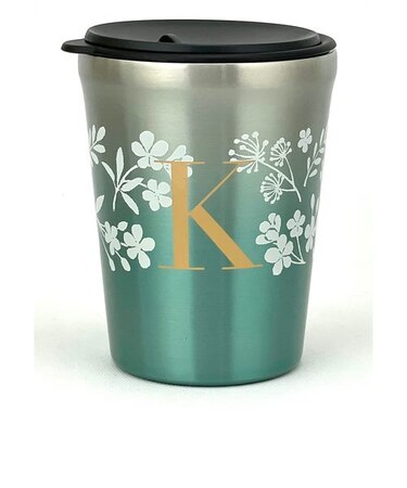 【当商品送料無料】タンブラー 蓋付き 通販 保温 保冷 イニシャル 名入れ 箱入り 個箱 プレゼント スライド 結露しない 花柄 草花 かわいい