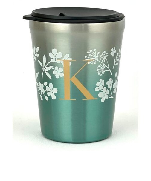 【当商品送料無料】タンブラー 蓋付き 通販 保温 保冷 イニシャル 名入れ 箱入り 個箱 プレゼント スライド 結露しない 花柄 草花 かわいい