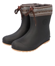 【当商品送料無料】ショートブーツ レディース 通販 メンズ レインシューズ フード付 ショート 長靴 ながぐつ 軽量 トライバルブーツ ユニセックス