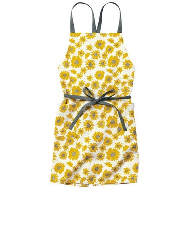 【当商品送料無料】前結び エプロン 通販 ショート丈 レディース 保育士 たすき掛け habituel アビチュアル かわいい 綿 コットン