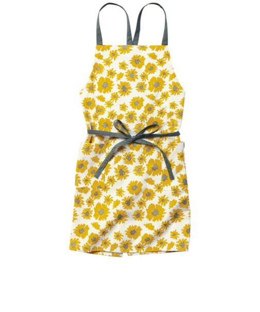 【当商品送料無料】前結び エプロン 通販 ショート丈 レディース 保育士 たすき掛け habituel アビチュアル かわいい 綿 コットン