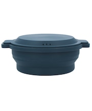 【当商品送料無料】シリコンスチーマー 通販 シリコン スチーマー 丸型 角型 折りたたみ 蓋付き フタがお皿になる 蒸し器 電子レンジ レンジ