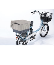 【当商品送料無料】自転車 かごカバー 後ろ 通販 カゴカバー 後ろカゴ カバー 後ろかごカバー 大きめ ワイド 容量アップ たっぷりカゴカバー 厚手