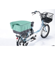 【当商品送料無料】自転車 かごカバー 後ろ 通販 カゴカバー 後ろカゴ カバー 後ろかごカバー 大きめ ワイド 容量アップ たっぷりカゴカバー 厚手