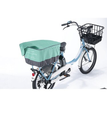 【当商品送料無料】自転車 かごカバー 後ろ 通販 カゴカバー 後ろカゴ カバー 後ろかごカバー 大きめ ワイド 容量アップ たっぷりカゴカバー 厚手