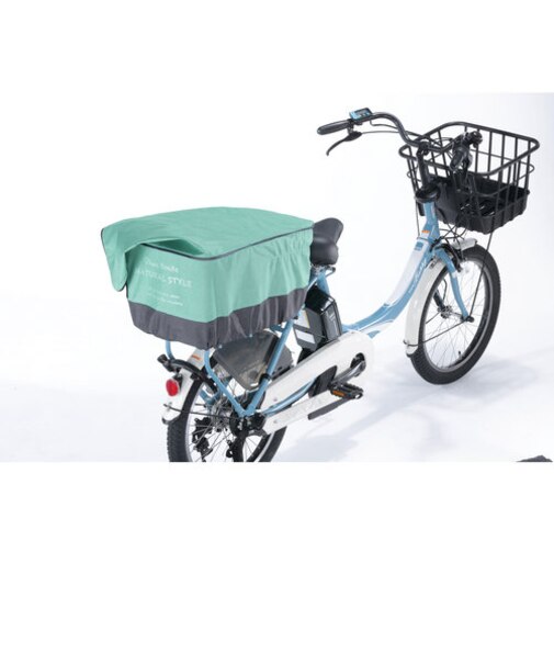 【当商品送料無料】自転車 かごカバー 後ろ 通販 カゴカバー 後ろカゴ カバー 後ろかごカバー 大きめ ワイド 容量アップ たっぷりカゴカバー 厚手