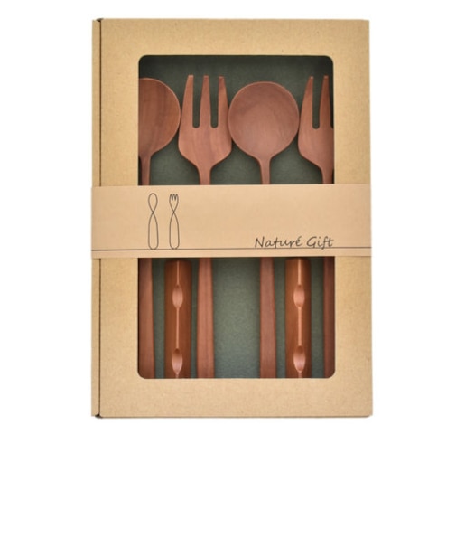 【当商品送料無料】ナチュレカトラリーシリーズ 通販 TGF33NGG TGF34NGR スプーン フォーク セット カトラリーセット 木製 木