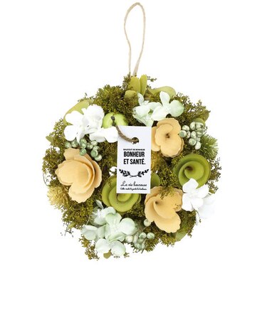 【当商品送料無料】リース 造花 通販 玄関 母の日 プレゼント フラワーギフト 箱入り ギフト おしゃれ インテリア 雑貨 壁掛け あじさい