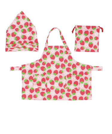 【当商品送料無料】エプロン キッズ 3点 通販 120 130 140 150 l サイズ 120-150cm m 90-120cm 90 100