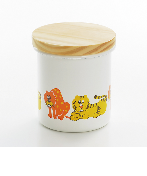 【当商品送料無料】キャニスター ホーロー アデリアレトロ 通販 琺瑯 ほうろう 保存容器 丸型 おしゃれ かわいい レトロ デザイン 調味料入れ