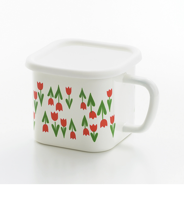 【当商品送料無料】ホーロー 保存容器 アデリアレトロ 通販 琺瑯 ほうろう シール容器 耐熱 加熱 IH対応 直火対応 おしゃれ かわいい レトロ