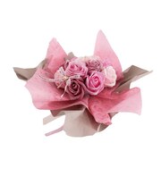 【当商品送料無料】ブーケ そのまま飾れる 通販 ソープフラワー 花束 造花 そのまま飾れるブーケ バッグ付き 置物 おしゃれ かわいい 花風水 風水