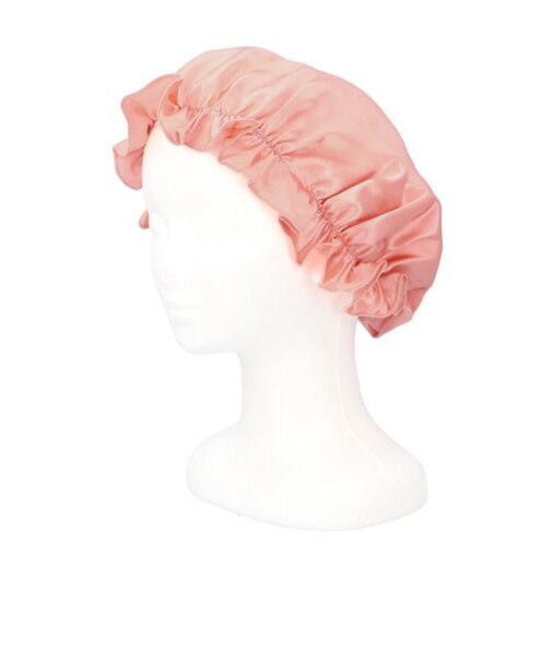 【当商品送料無料】ナイトキャップ シルク 可愛い 通販 シルク100% シルクキャップ かわいい フリル おやすみ 睡眠 就寝用 帽子 シルク製