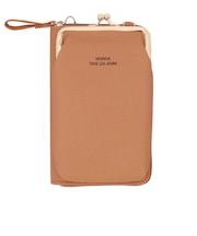 【当商品送料無料】お財布ショルダー レディース 通販 ガマ口 合皮 お財布バック ショルダーポシェット がま口ポシェット メタルパーツベルト 財布