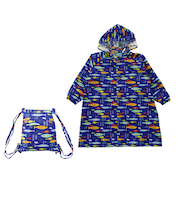 【当商品送料無料】レインコート キッズ リュック 対応 通販 クッカヒッポ 100cm 110cm 120cm レインウェア カッパ かっぱ 通園