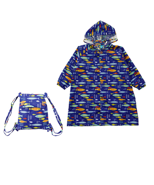 【当商品送料無料】レインコート キッズ リュック 対応 通販 クッカヒッポ 100cm 110cm 120cm レインウェア カッパ かっぱ 通園
