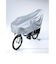 【当商品送料無料】川住製作所 サイクルカバー 通販 ハーフ 自転車カバー 撥水 後 子供乗せ uvカット 雨雪 電動自転車 風飛び防止 シルバー