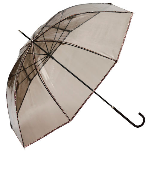 【当商品送料無料】because ビコーズ ビニール傘 オシャレ 通販 雨傘 長傘 お花型 花びら クリアアンブレラ クリア 透明 58cm