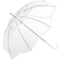 【当商品送料無料】because ビコーズ ビニール傘 オシャレ 通販 雨傘 長傘 お花型 花びら クリアアンブレラ クリア 透明 58cm