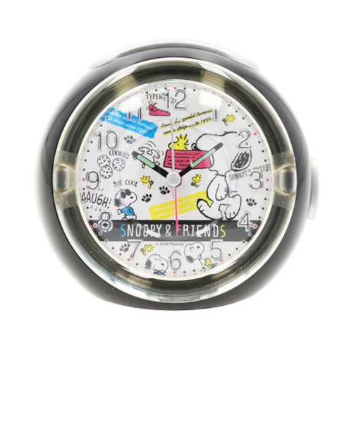 【当商品送料無料】スヌーピー 目覚まし時計 通販 アラームクロック 置き時計 アナログ めざまし時計 置時計 子供 子ども LEDライト付き キッズ
