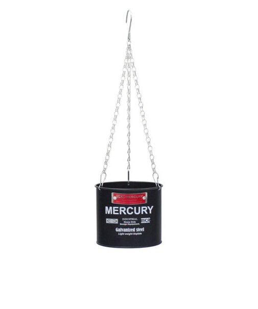 【当商品送料無料】マーキュリー ハンギングポット m mercury 通販 ブリキハンギングポット ブランド おしゃれ 鉢カバー ブリキポット