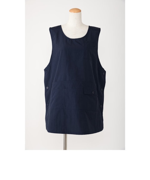 【当商品送料無料】エプロン 撥水 作業 通販 かぶり かぶる レディース 保育士 かわいい 可愛い おしゃれ シンプル 無地 ナイロンエプロン 両脇