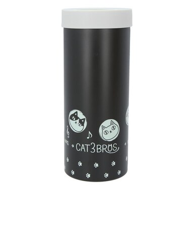【当商品送料無料】ペットボトルホルダー 保冷 通販 ステンレス 猫3兄弟 キャラクター 猫三兄弟 ステンレスボトル 保冷 保温 ボトルカバー 約