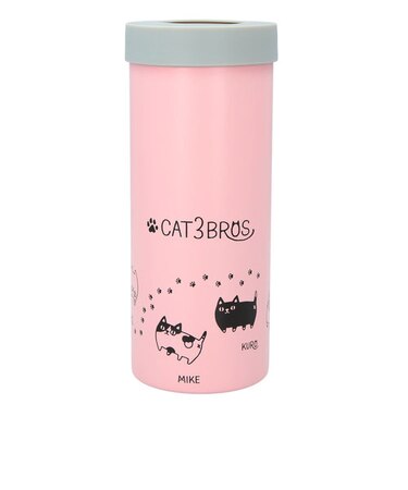 【当商品送料無料】ペットボトルホルダー 保冷 通販 ステンレス 猫3兄弟 キャラクター 猫三兄弟 ステンレスボトル 保冷 保温 ボトルカバー 約