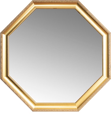 【当商品送料無料】ウォールミラー おしゃれ 通販 八角形 鏡 ミラー 壁掛け 壁掛けミラー 洗面鏡 玄関 洗面台 トイレ 壁掛け用 新築祝い ギフト