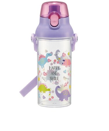 【当商品送料無料】SKATER スケーター 水筒 直飲み キッズ 通販 クリア ボトル 480ml キャラクター 食洗機対応 ワンプッシュ