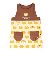 【当商品送料無料】エプロン 保育士 かわいい 通販 ショート丈 おしゃれ 割烹着 ラン型エプロン キャラクター 幼稚園 大人 保育園 先生 保育 士