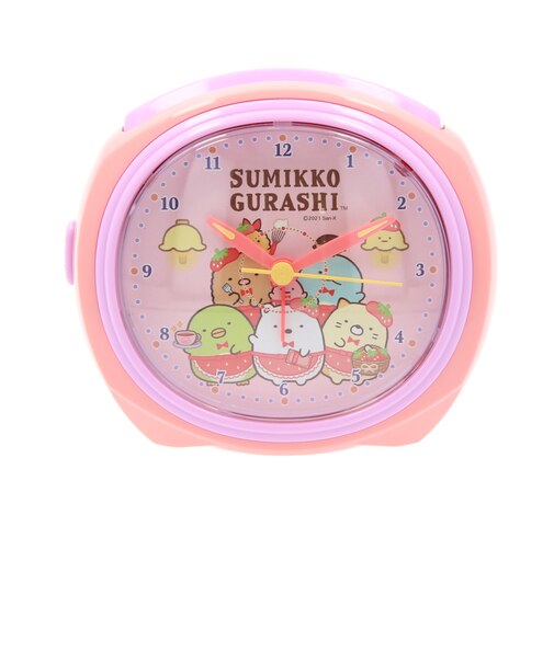 【当商品送料無料】すみっコぐらし 目覚まし時計 通販 アラームクロック 置き時計 アナログ めざまし時計 置時計 子供 子ども スヌーズ付き キッズ