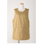 【当商品送料無料】ショート丈 エプロン 通販 保育士 ツイル タブリエ タブリエエプロン ワークエプロン 前掛け レディース ポケット ペン差し