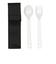 【当商品送料無料】カトラリーセット 通販 アルミ スプーン フォーク 軽量 シンプル ランチ エコ 収納袋付き プレゼント 収納 グレー ベージュ