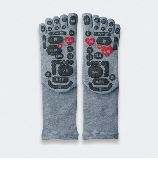 【当商品送料無料】足つぼ 靴下 通販 TSUBOレシピ 足つぼソックス メンズ レディース ソックス くつ下 靴した 5本指 婦人靴下 紳士靴下