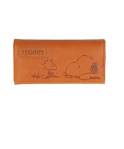 【当商品送料無料】スヌーピー 財布 通販 PEANUTS FACE 長財布 長財布 ロングウォレット 長サイフ サイフ かぶせ長財布 snoopy