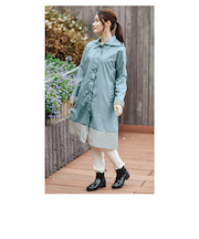 【当商品送料無料】レインコート レディース 雨具 通販 レインウェア レインウエア カッパ 雨衣 合羽 取り外し可能 フード 収納袋付き 裾 袖口