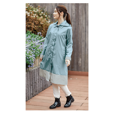 【当商品送料無料】レインコート レディース 雨具 通販 レインウェア レインウエア カッパ 雨衣 合羽 取り外し可能 フード 収納袋付き 裾 袖口